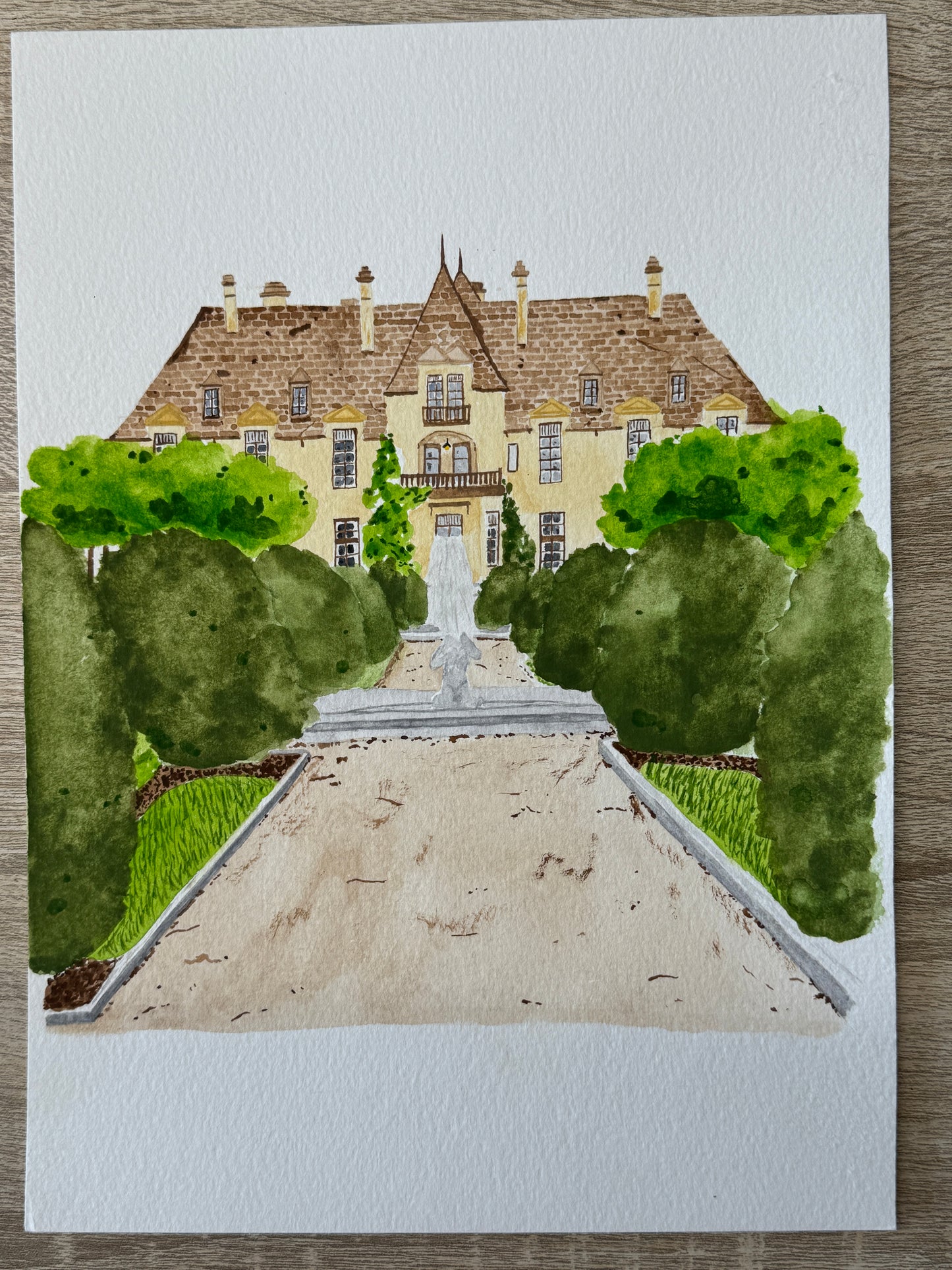 Blank space mansion original illustration