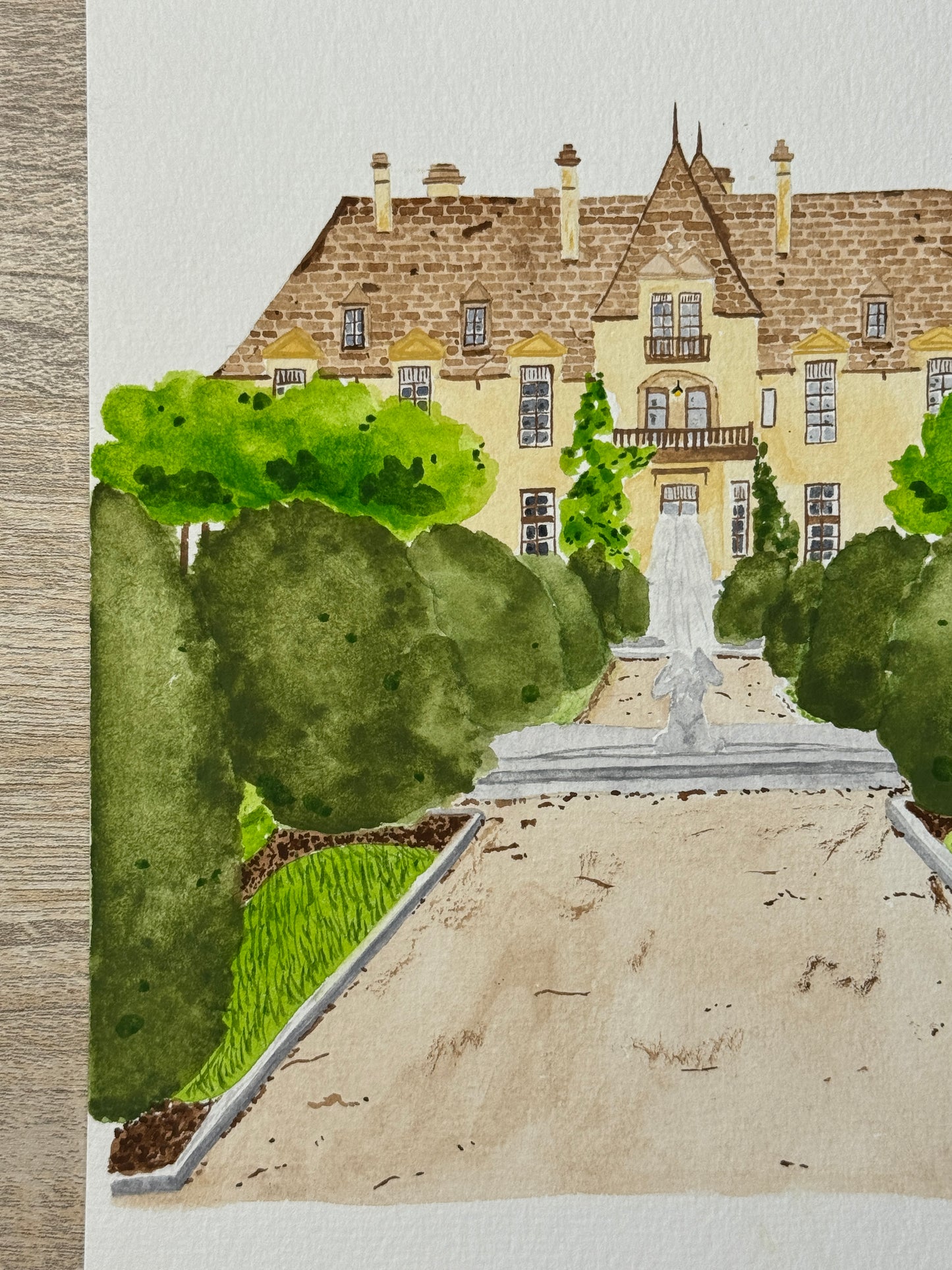 Blank space mansion original illustration