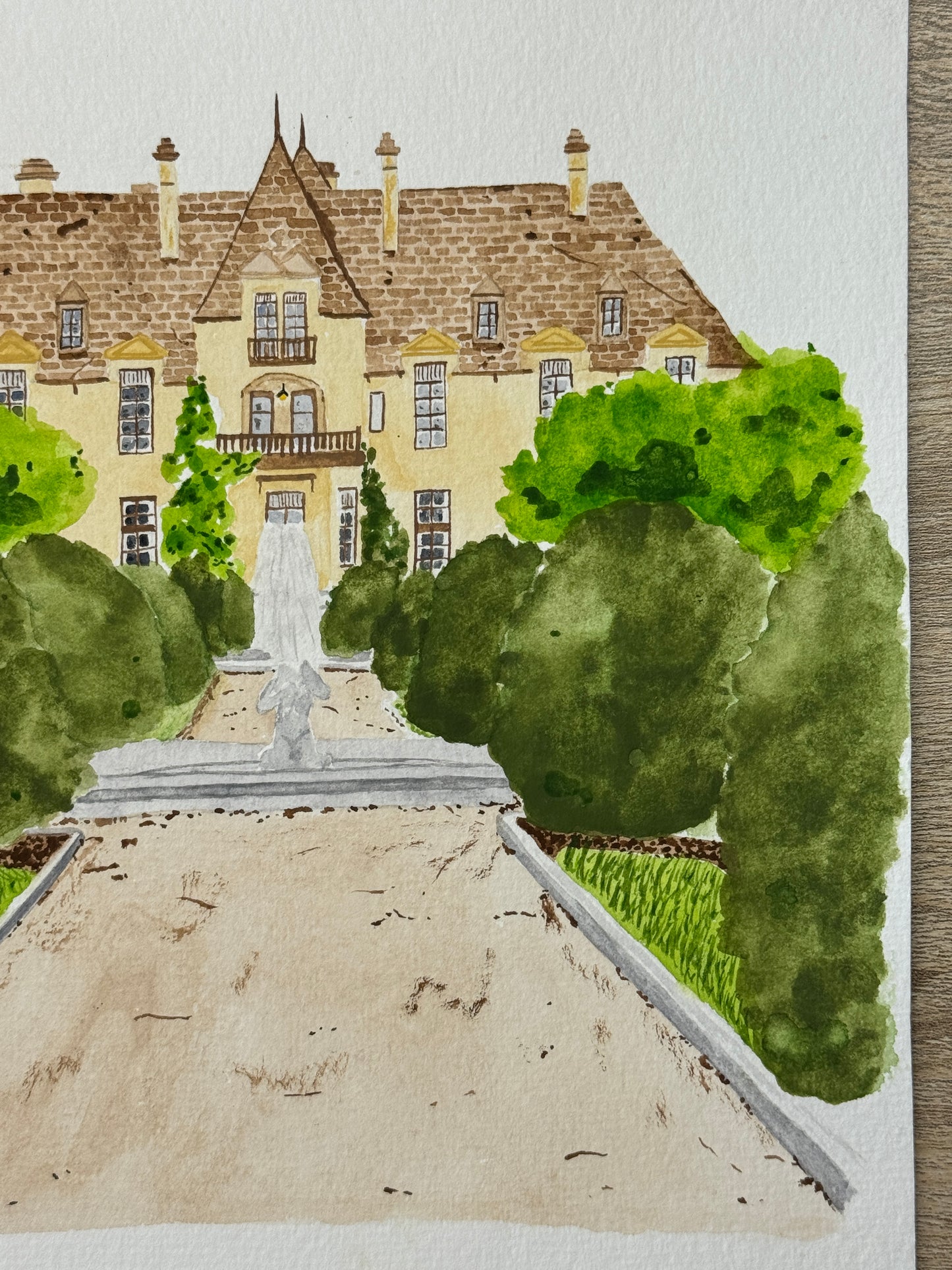 Blank space mansion original illustration