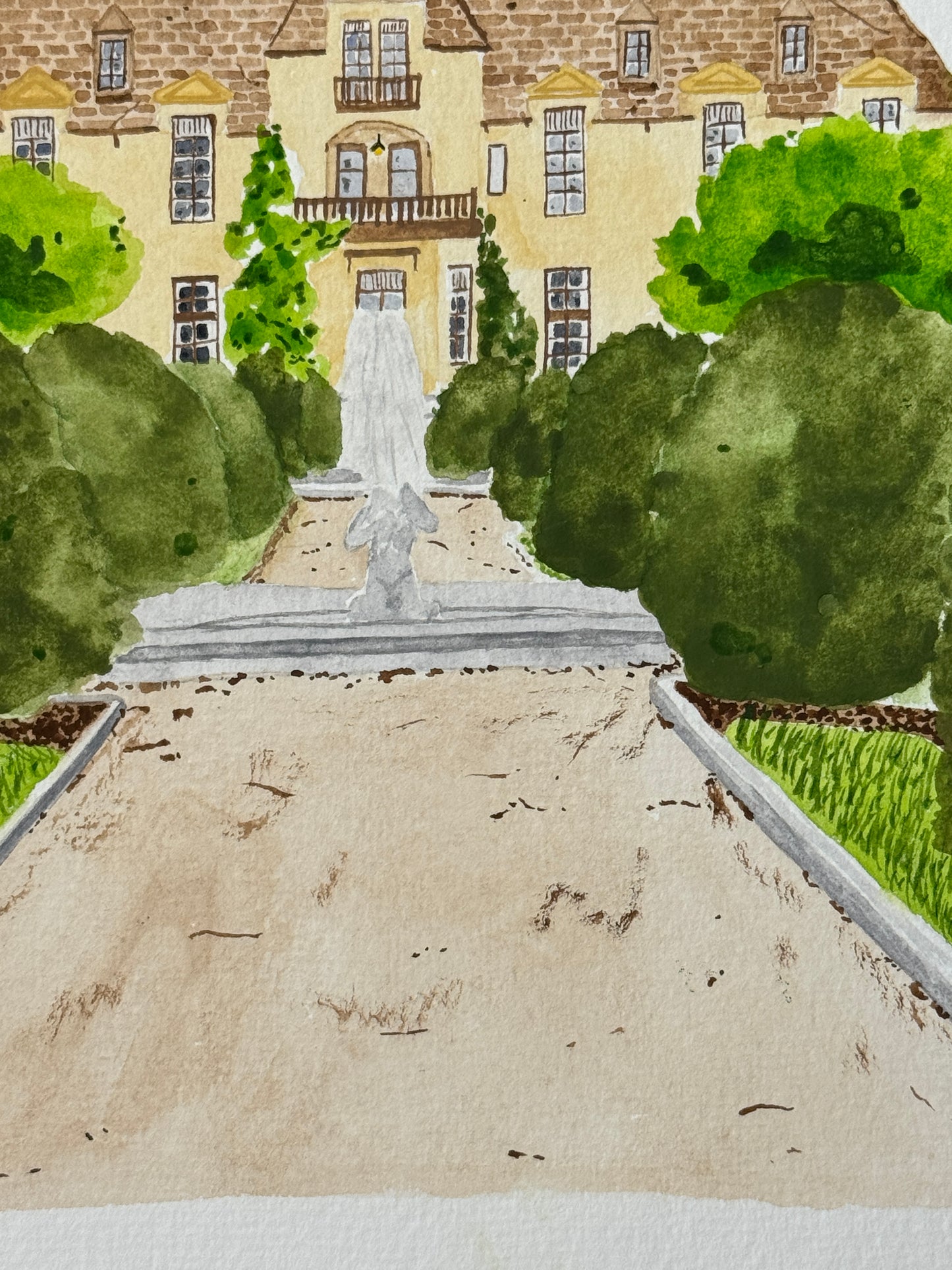 Blank space mansion original illustration